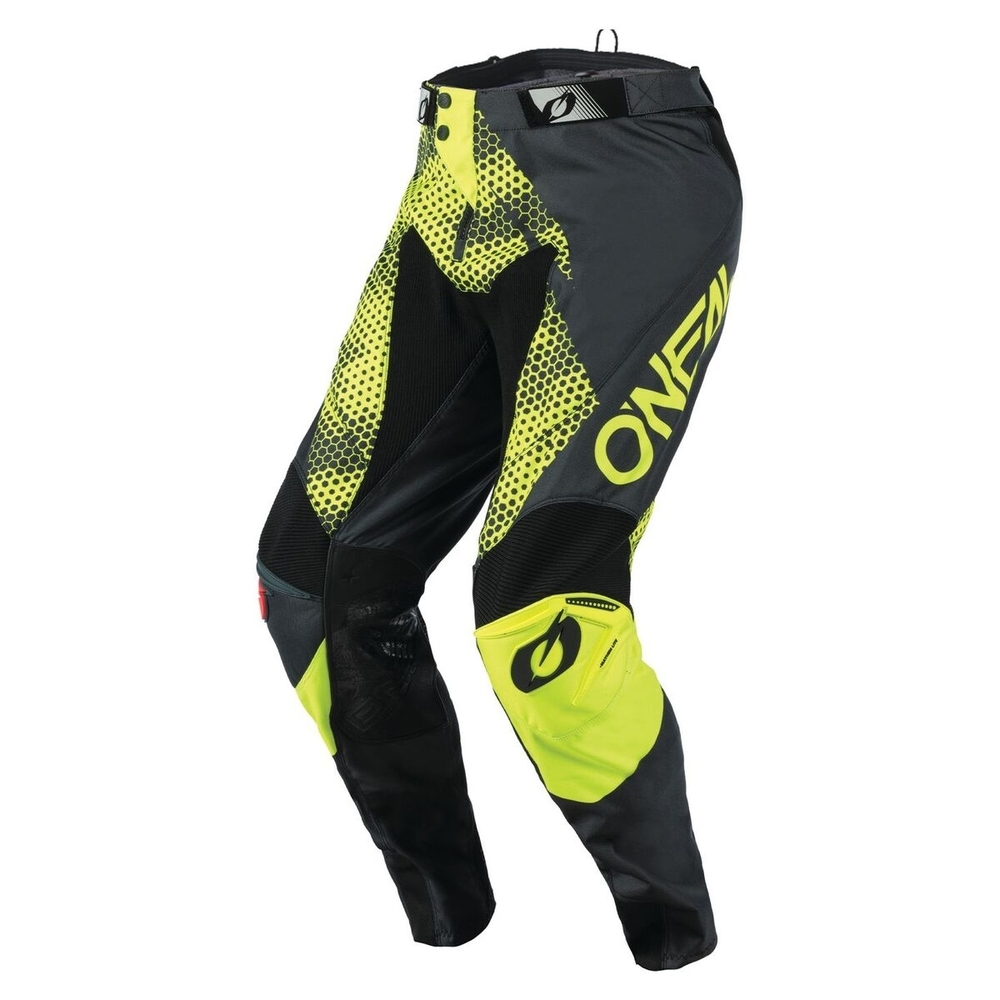 Oneal Black and Yellow Motocross Pants